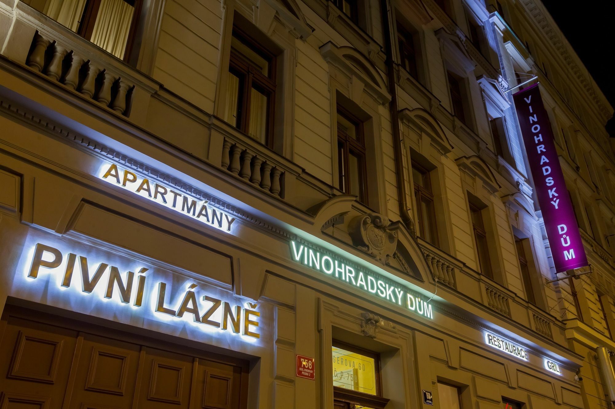 Aparthotel Vinohradsky dum Praha Exteriér fotografie